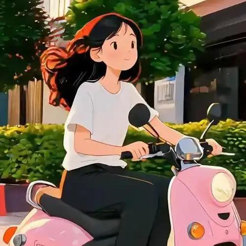 骑电车🛵追日落