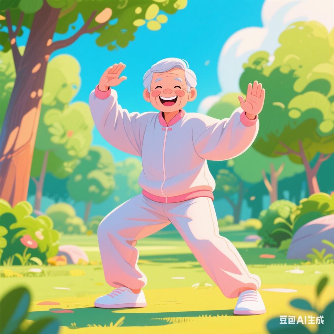 笑口常开健体魄