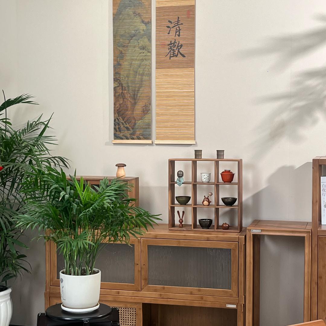 山林水涧家居倾竹阁