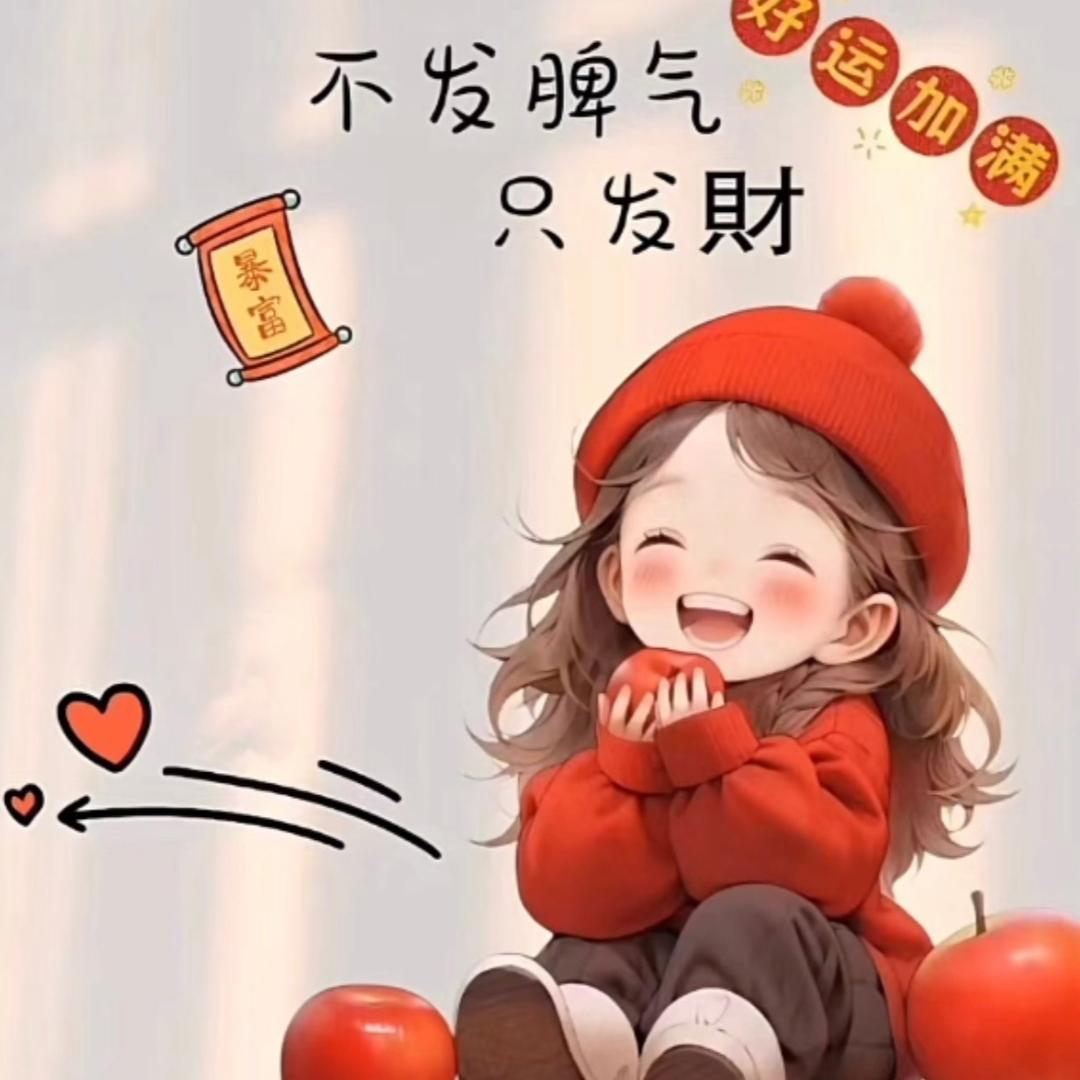 不发脾气只发财