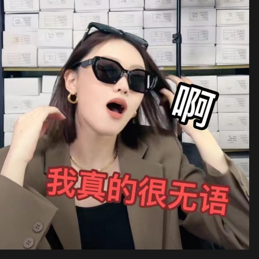 A-Lin墨镜（无奈版）