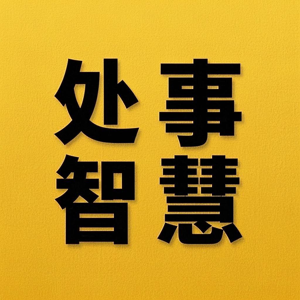 处事智慧@抖音