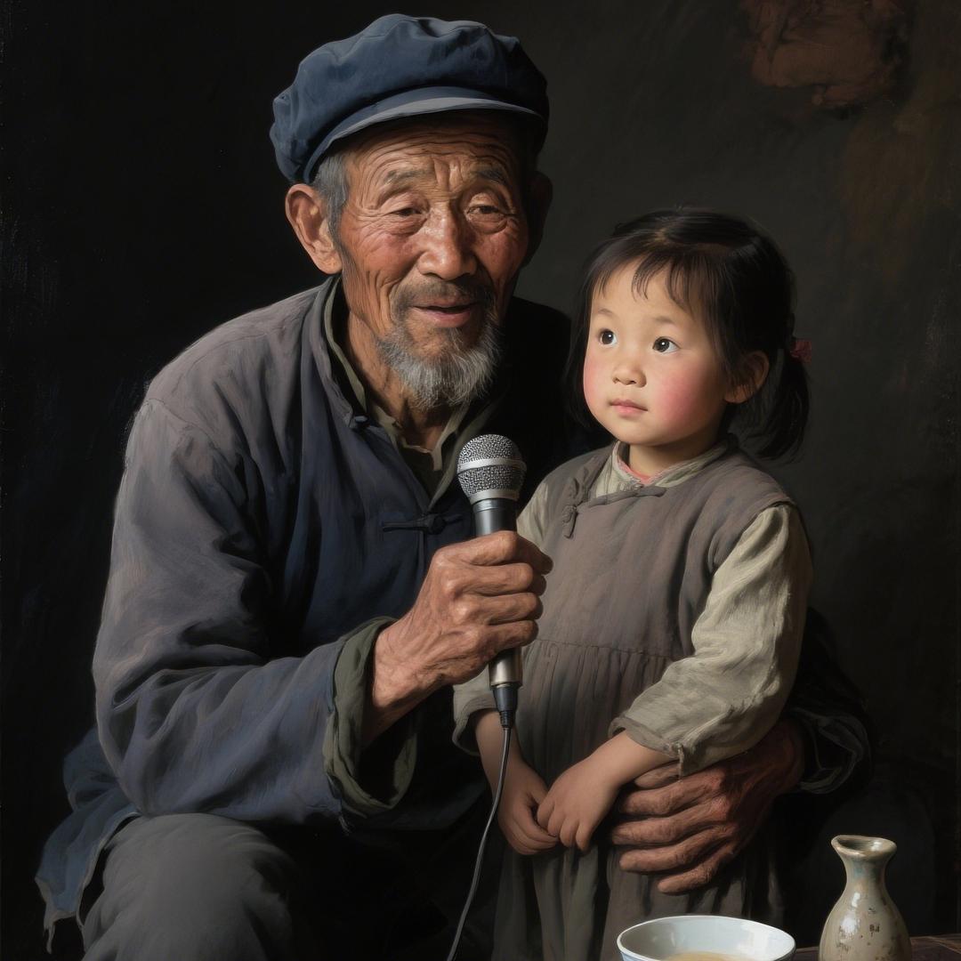 农村大爷爱唱歌