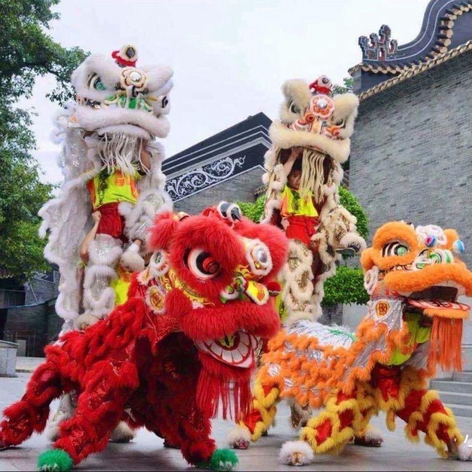 潍坊久久舞狮演绎