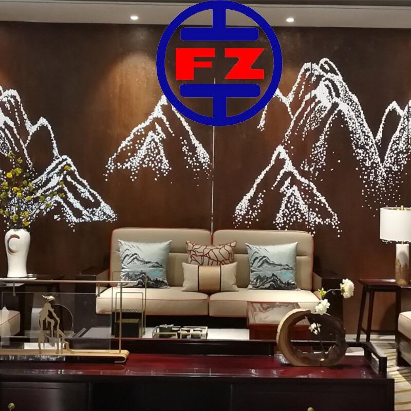 耐候钢板景观