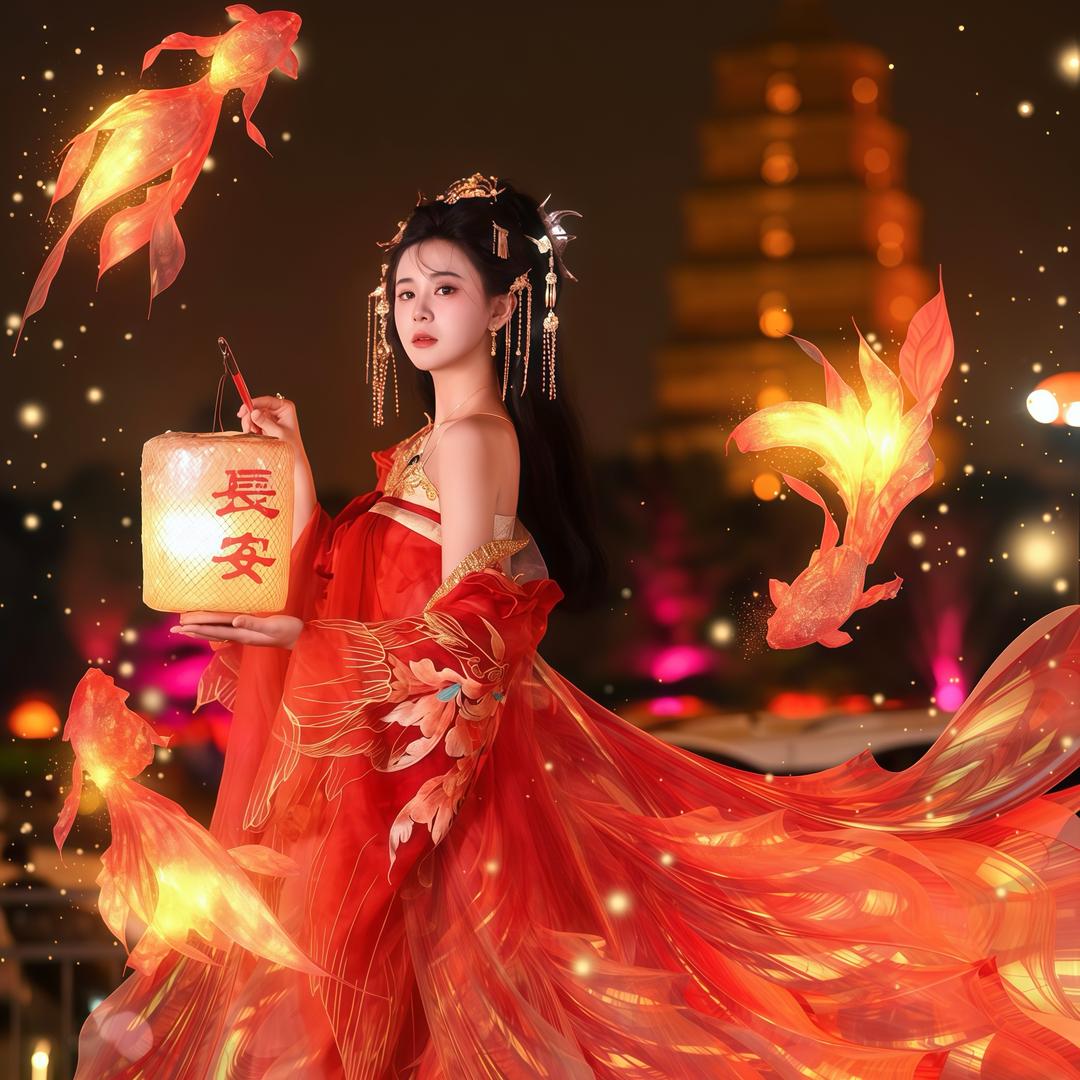 大唐大雁塔汉服出租