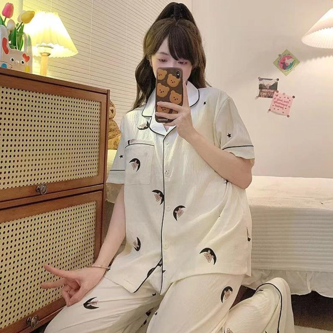 涛涛睡衣穿搭