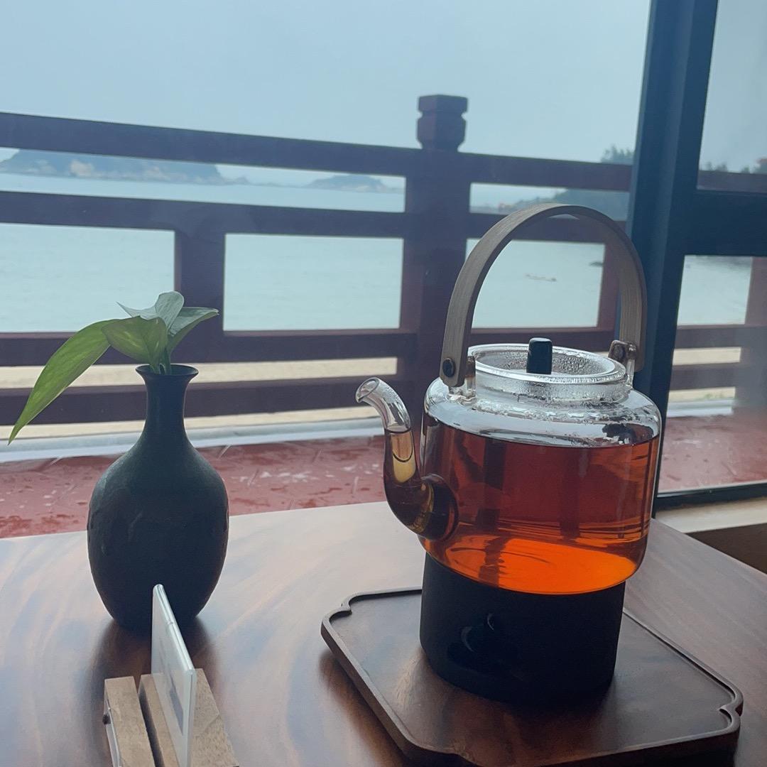 在户外