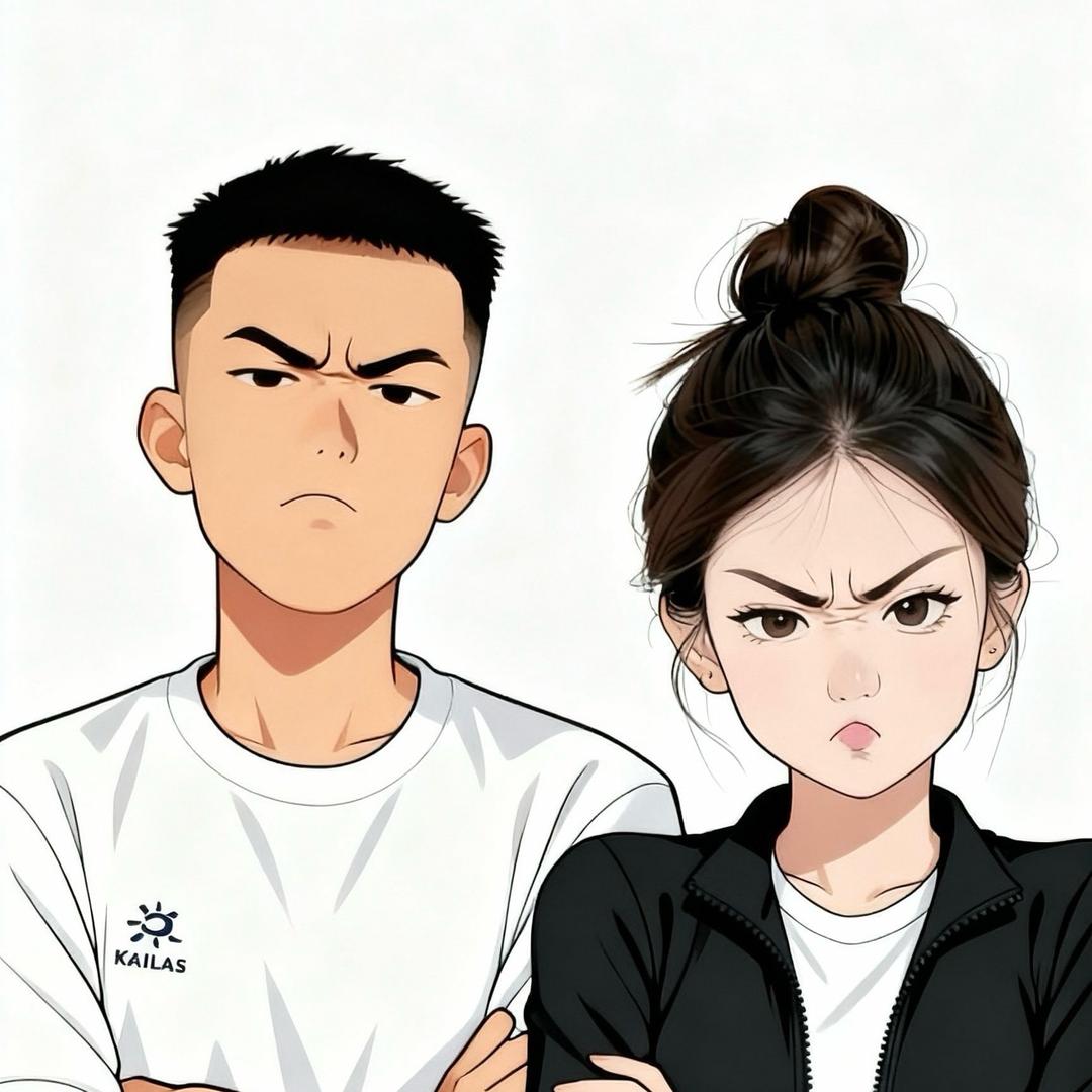 吃饱喝足打老公