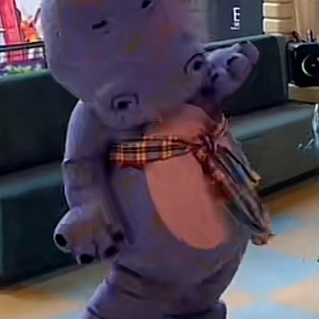发癫的紫色河马