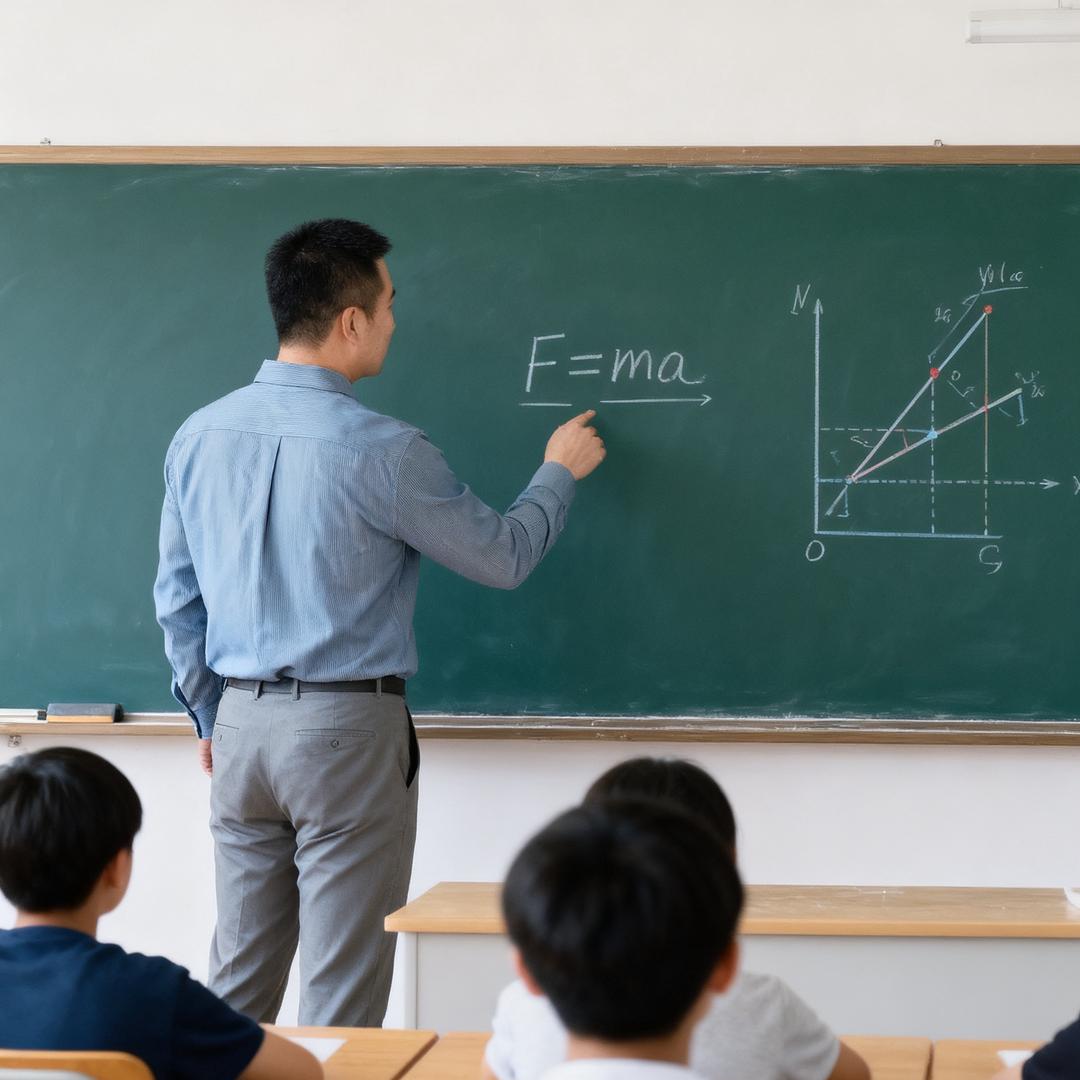 教物理的张老师