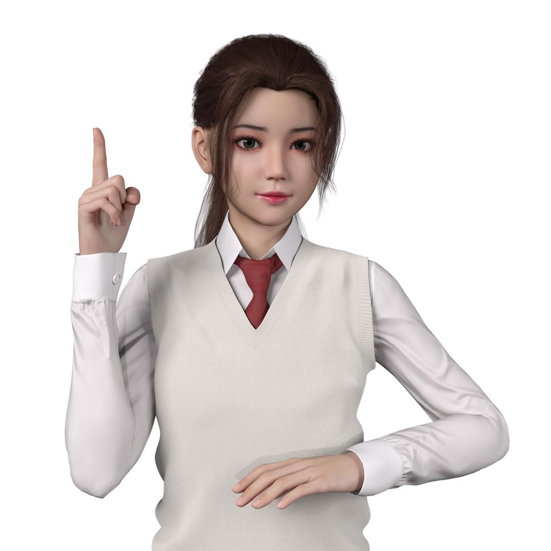 元老师虚拟人直播