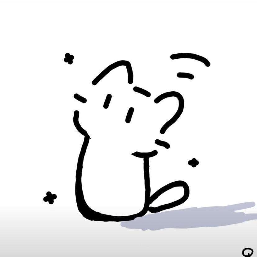 小狗画梅花🐾