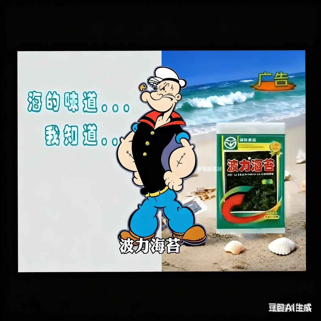 大力水手吃海苔