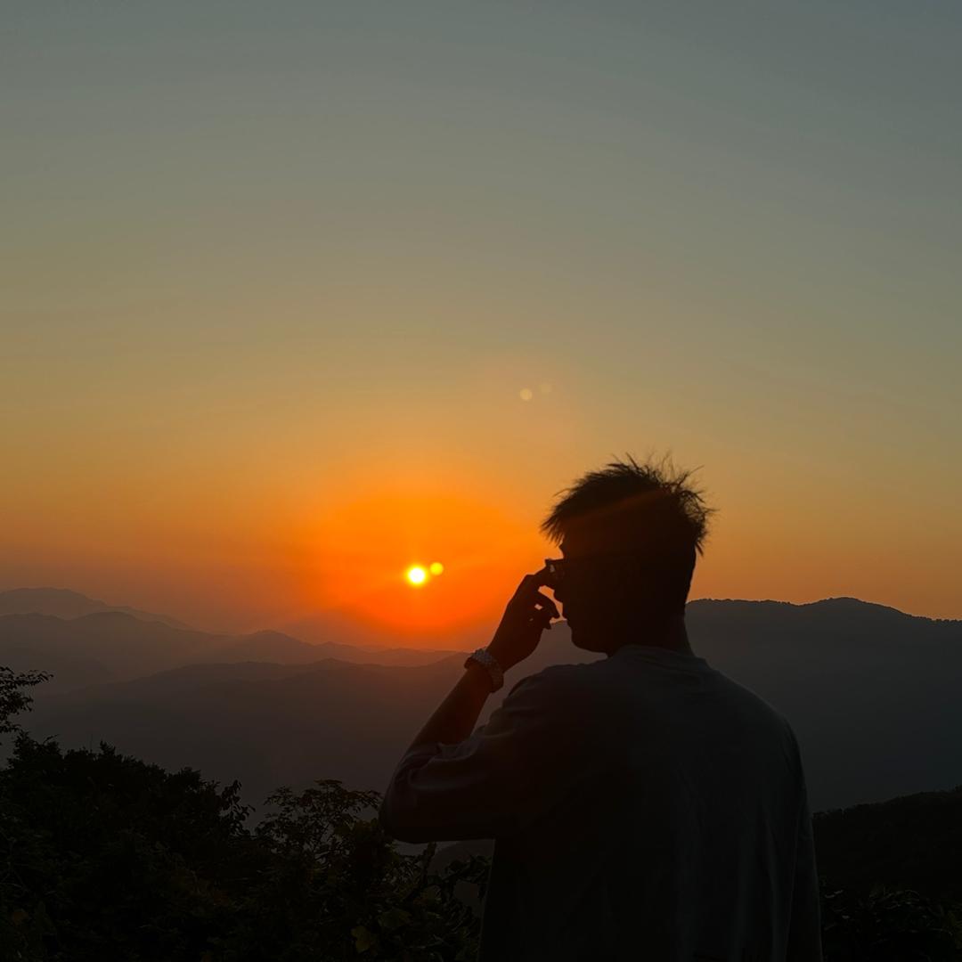 借一点落日的光