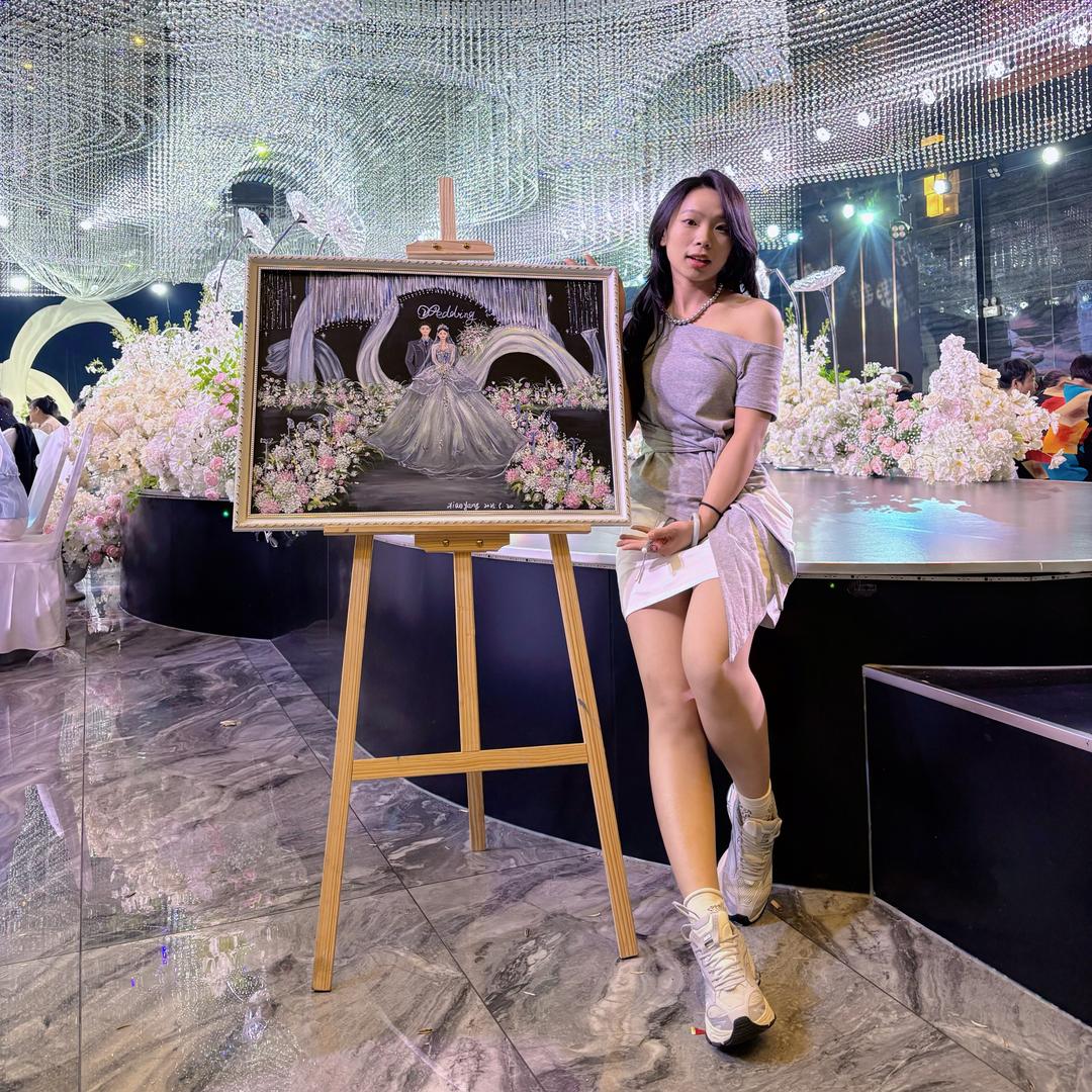 唐山迁安首家婚礼绘画｜小洋