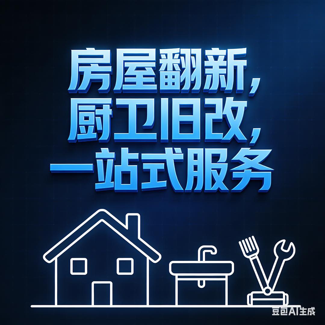 利辛房屋翻新 ，厨卫旧改一站式服务