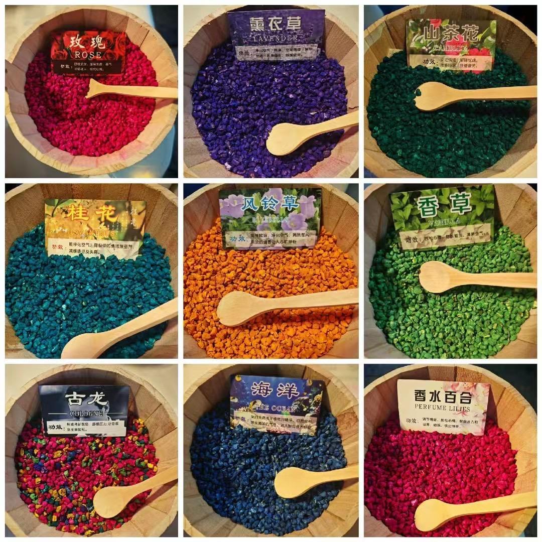 青松七彩香薰石源头工厂百货