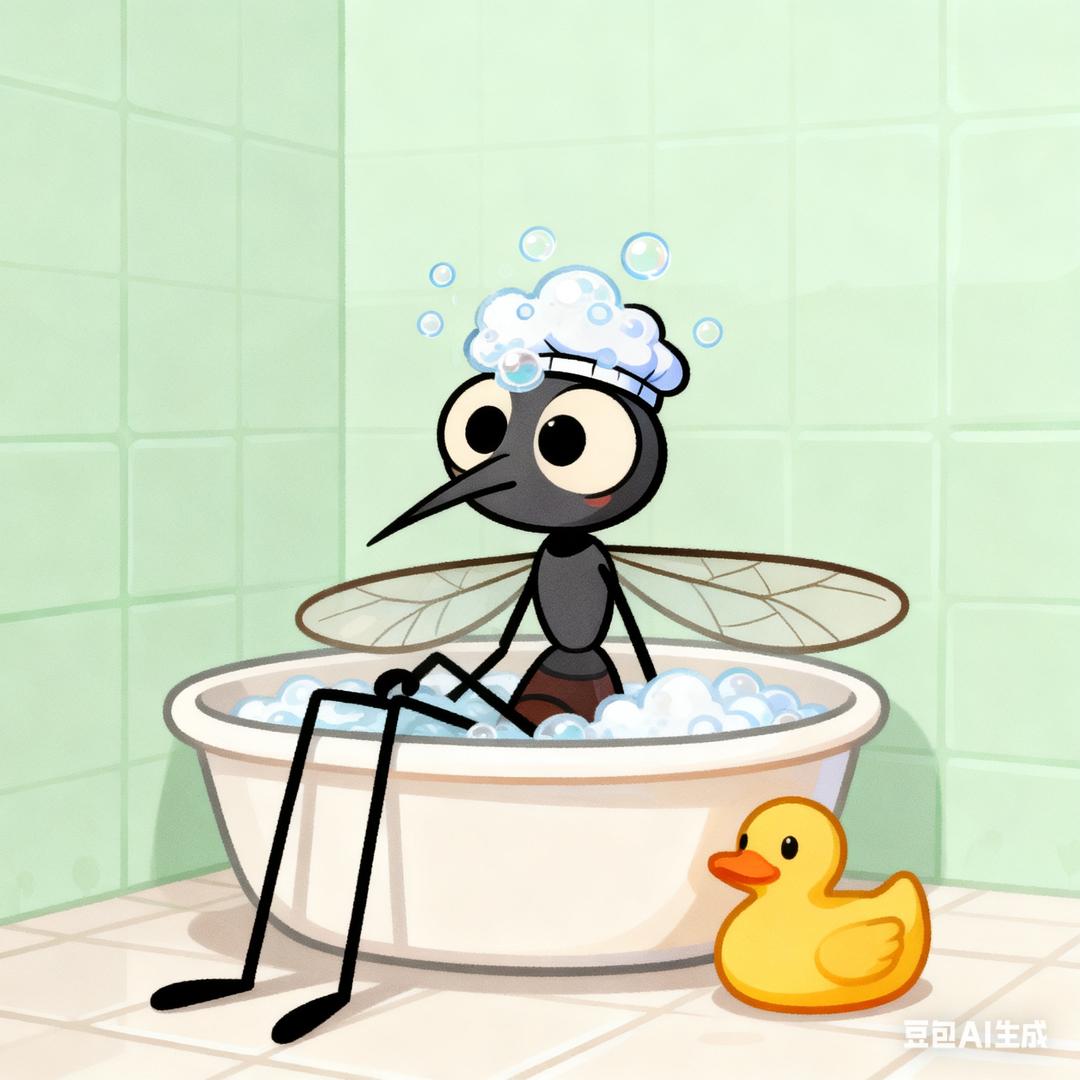 不爱洗澡的蚊子
