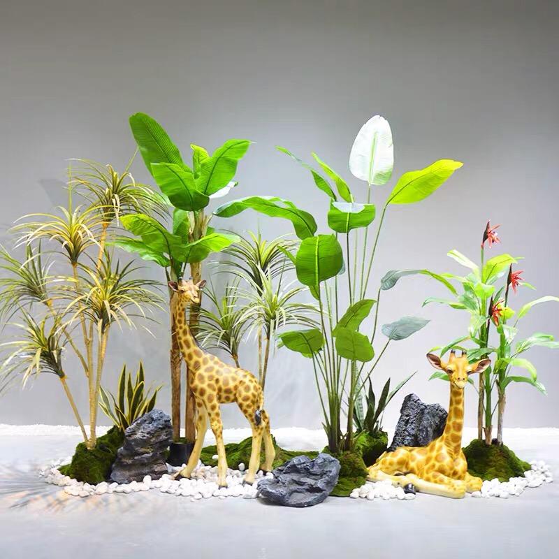 阳光仿真植物造景