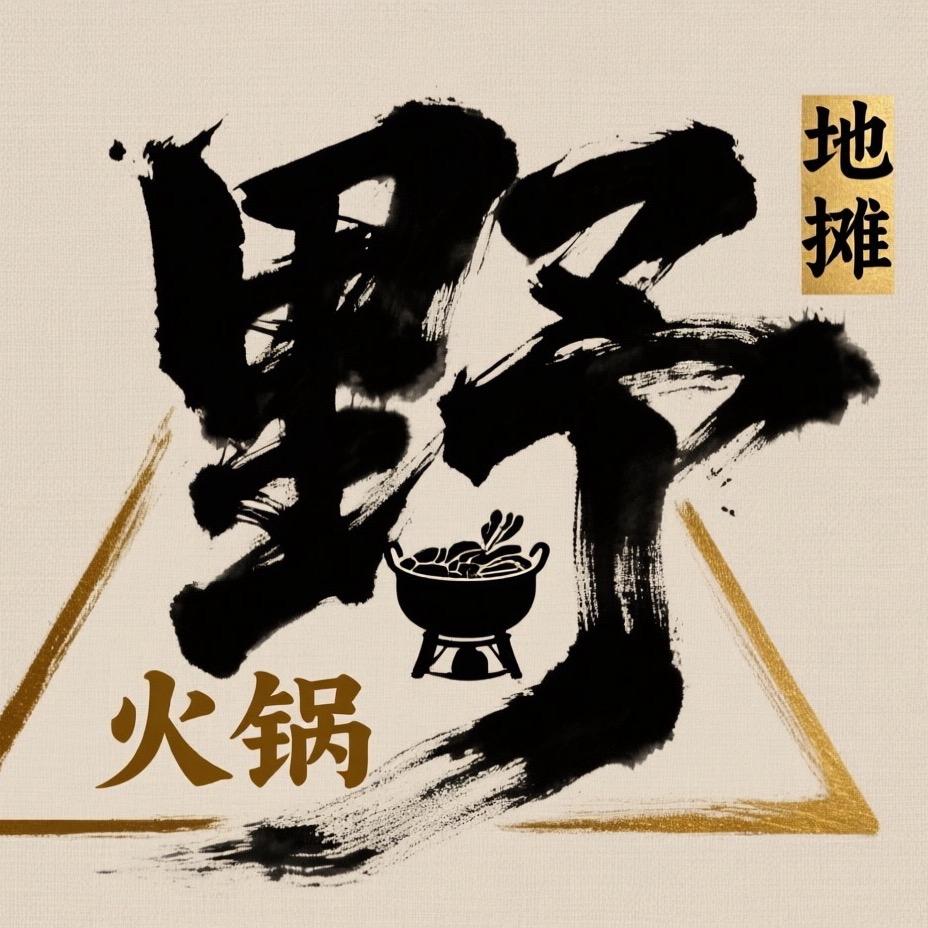 地摊野火锅