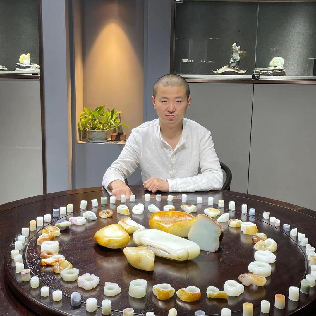 杨菊青牛石玉雕-直播号