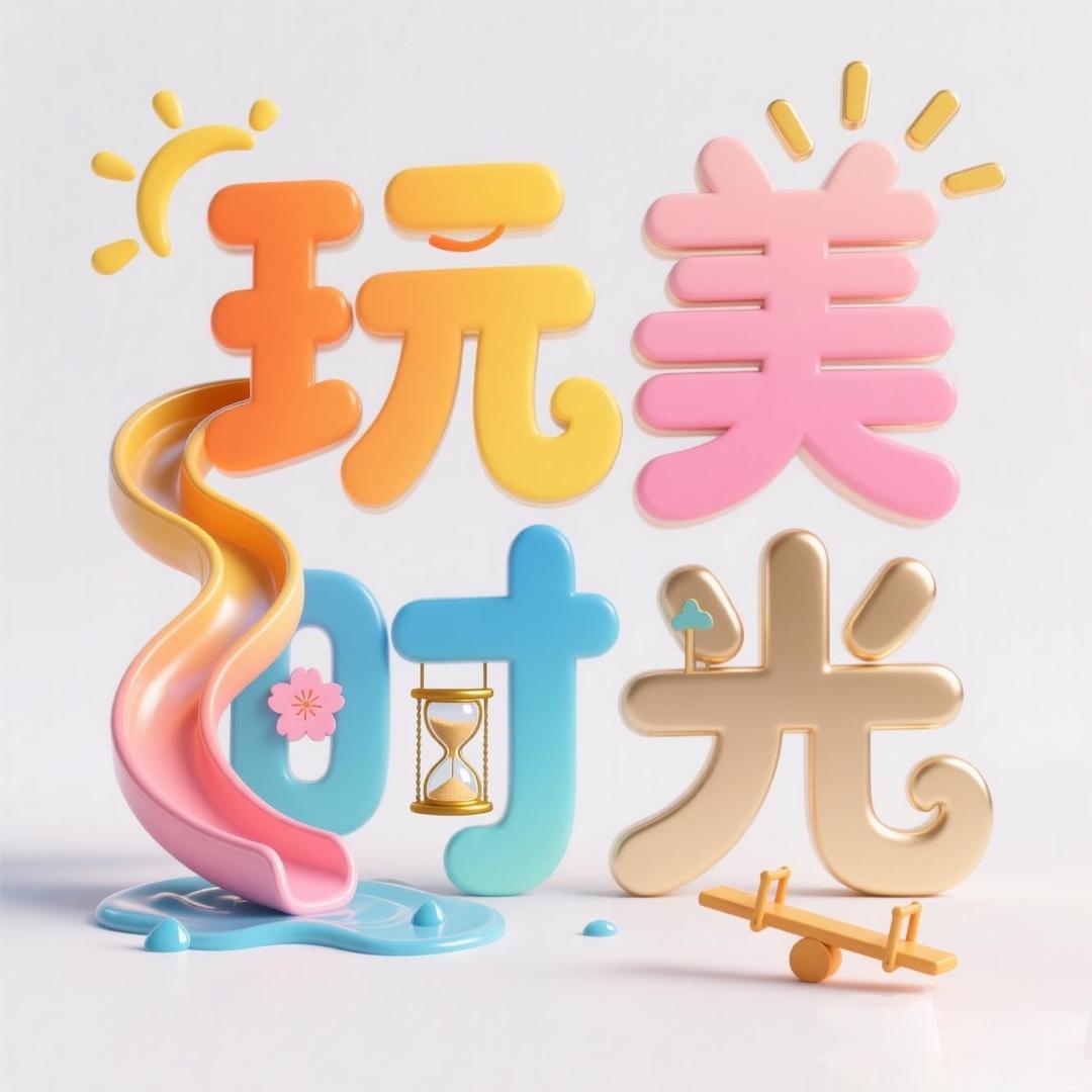 玩美时光主题IP无动力乐园游乐设备厂家