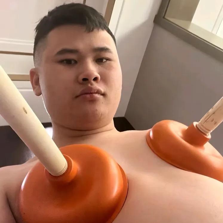 嚼不断的脓痰