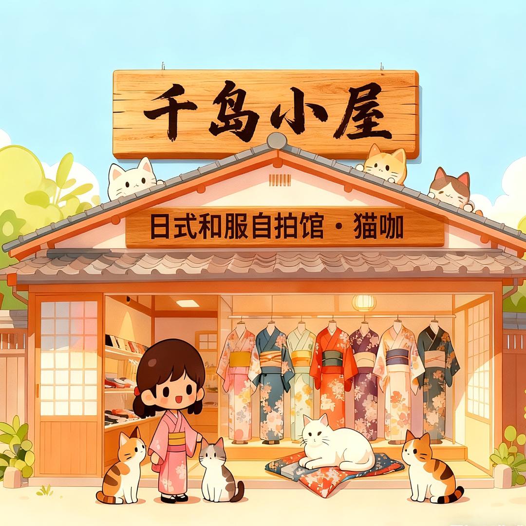 千岛小屋·日式和服自拍馆·猫咖（万达店）