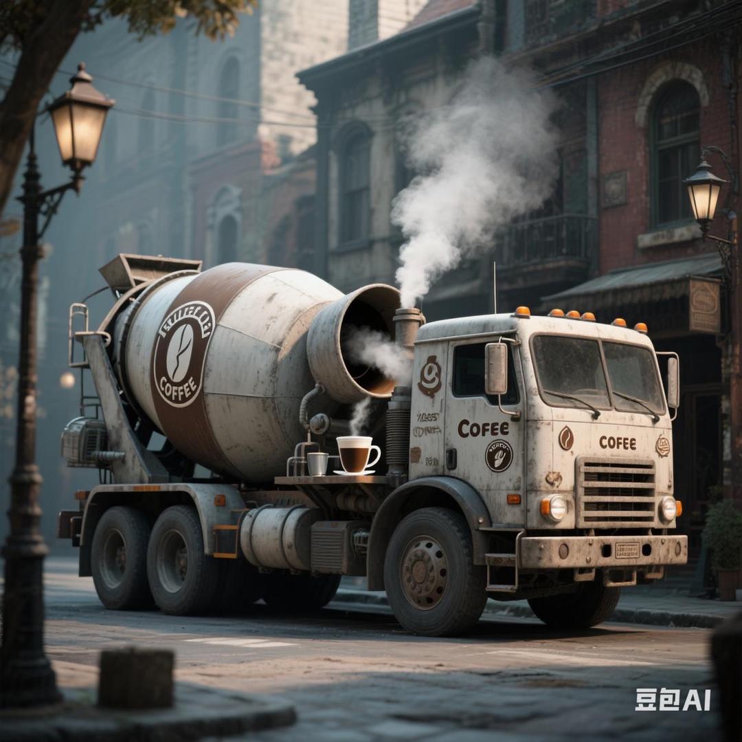 水泥车能做咖啡