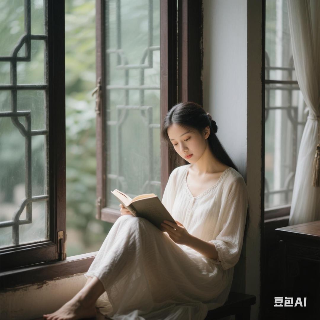 在榕树下读书