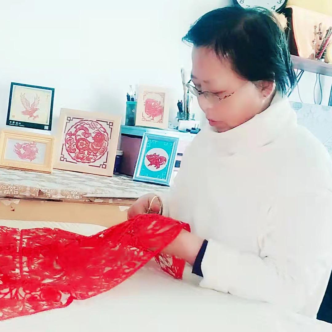 颜雁剪纸✂️