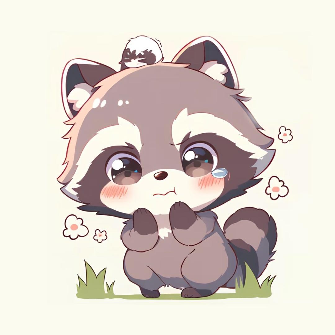 小浣熊十字绣ʚ🧸ྀིɞ