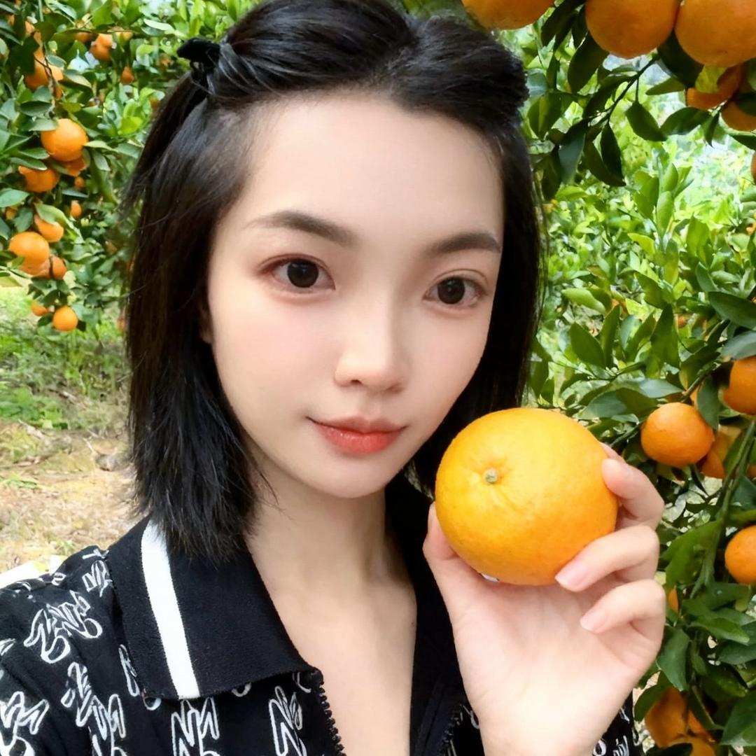 赣南脐橙小农女