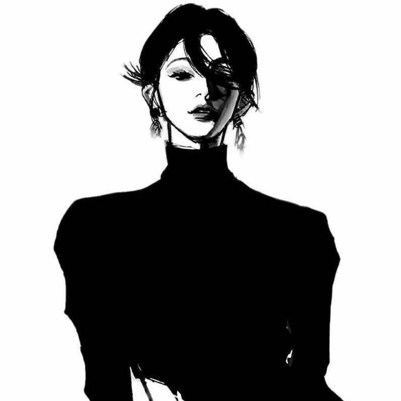 一女的