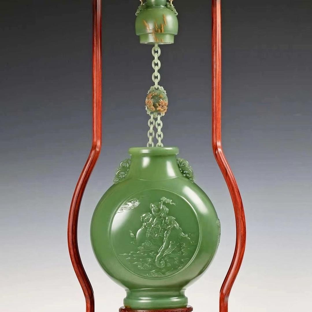 东北河磨玉 君旺玉器1号
