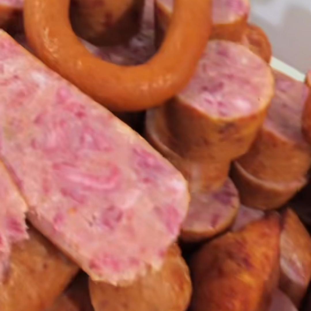 定州非遗特产焖子手掰肠