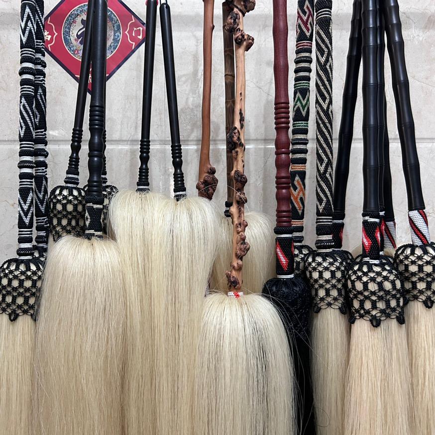 勒(lèi)杆儿呢…（拂尘制作第三代）