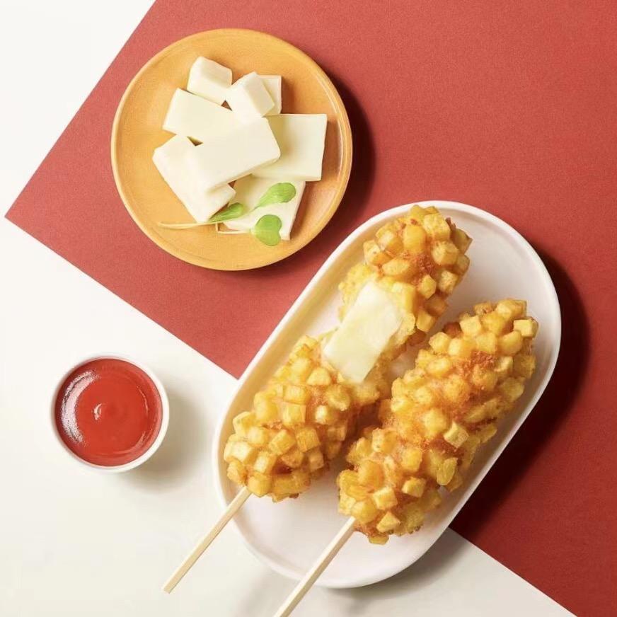 娜姐特色拉丝热狗