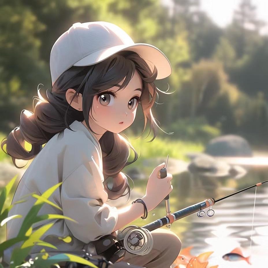 阿紫爱钓鱼