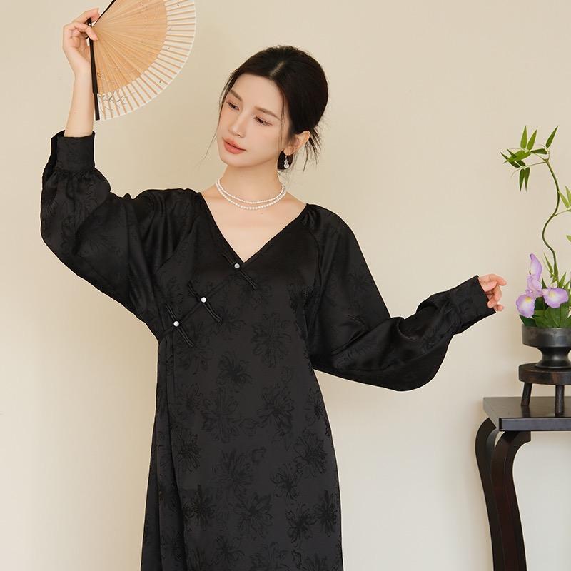 华锦赋真丝香云纱