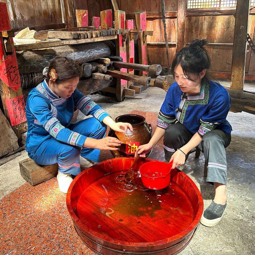 大山榨油小妹