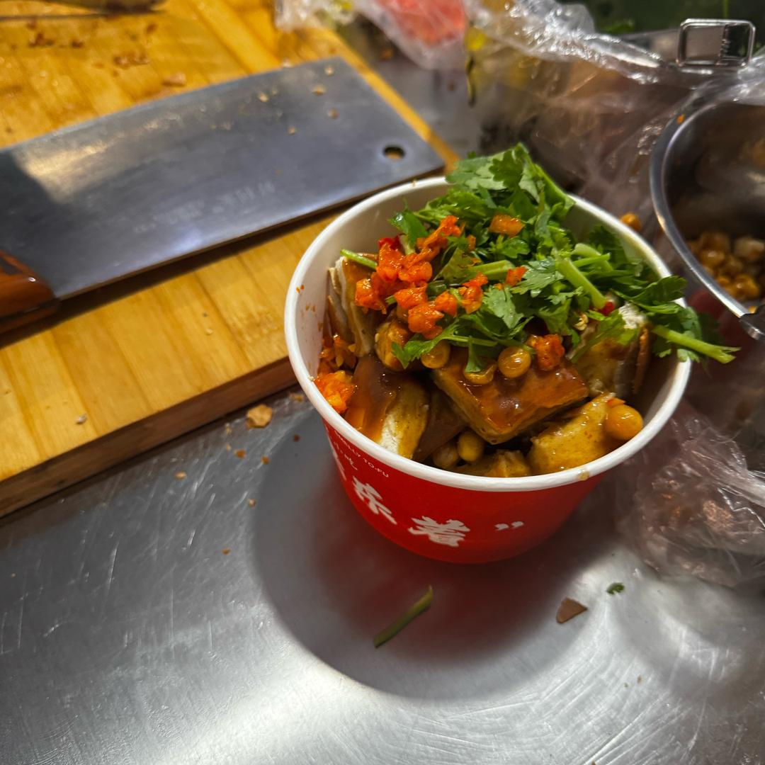 臭豆腐泡饼招学员（康桥悦城出摊）