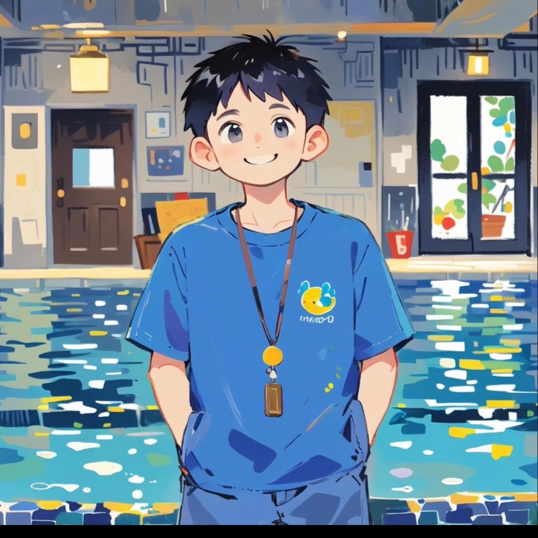 沙漠春天游泳教练郭宇