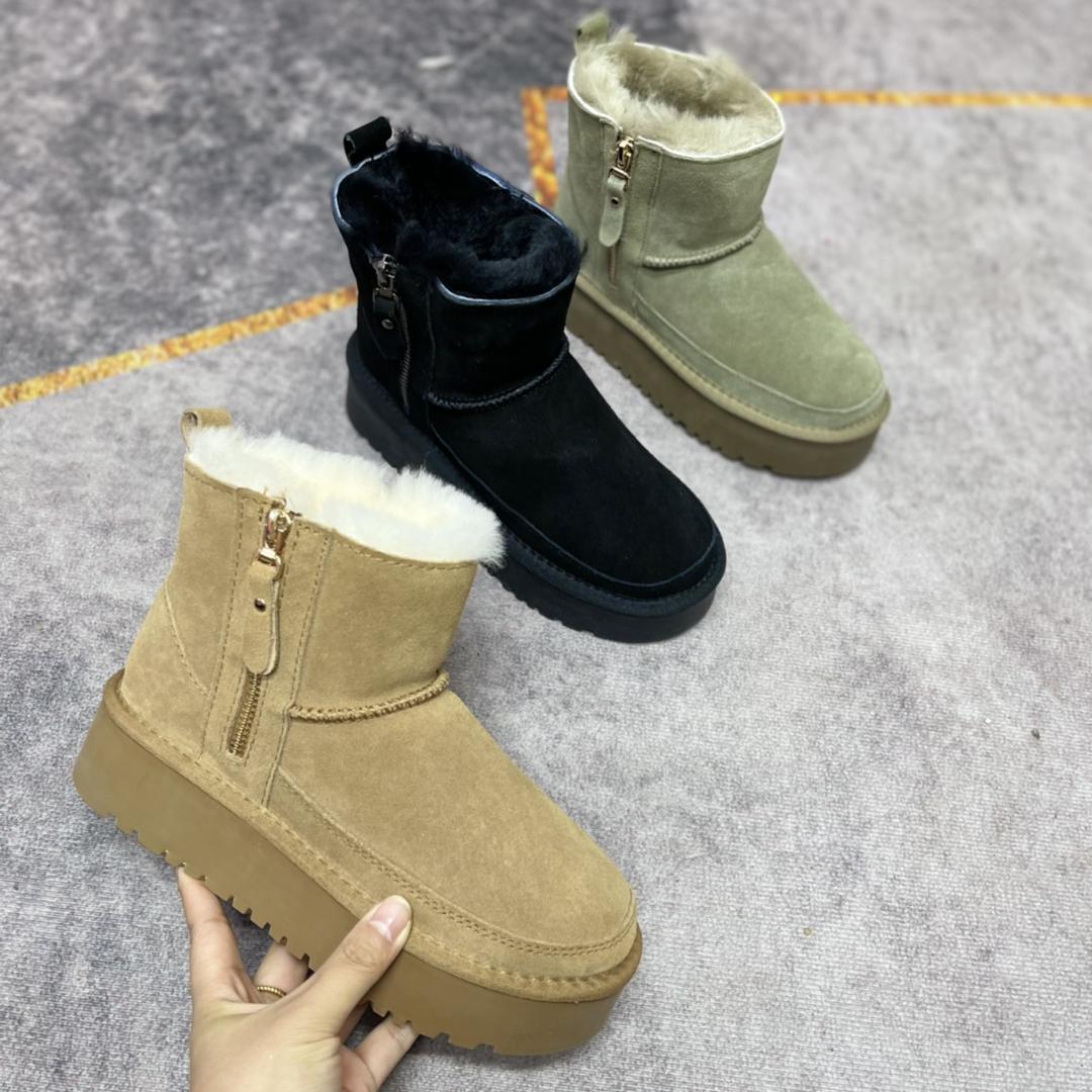 大莹莹羊毛雪地靴女鞋工厂店