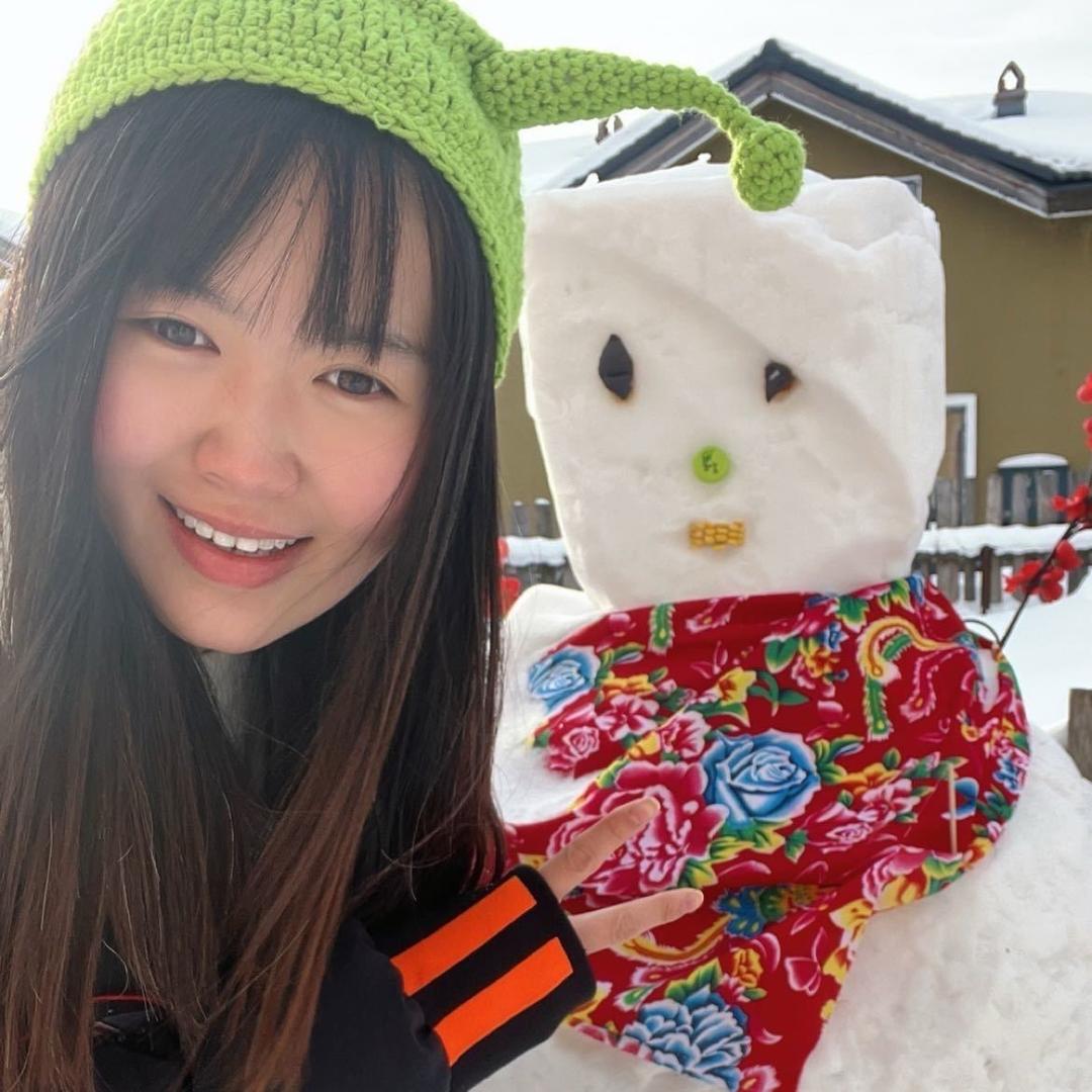 雪乡阿玉在呼伦贝尔
