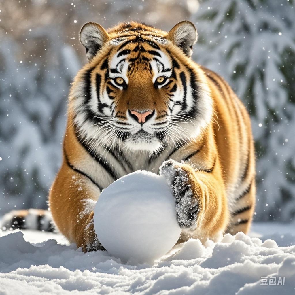 老猫滚雪球