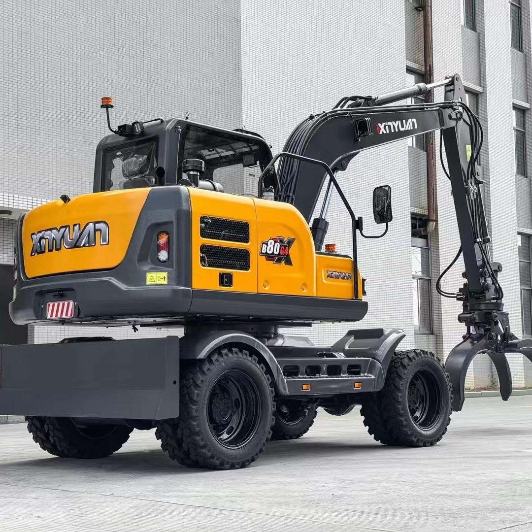 浪哥二手轮挖履带挖机外贸出口