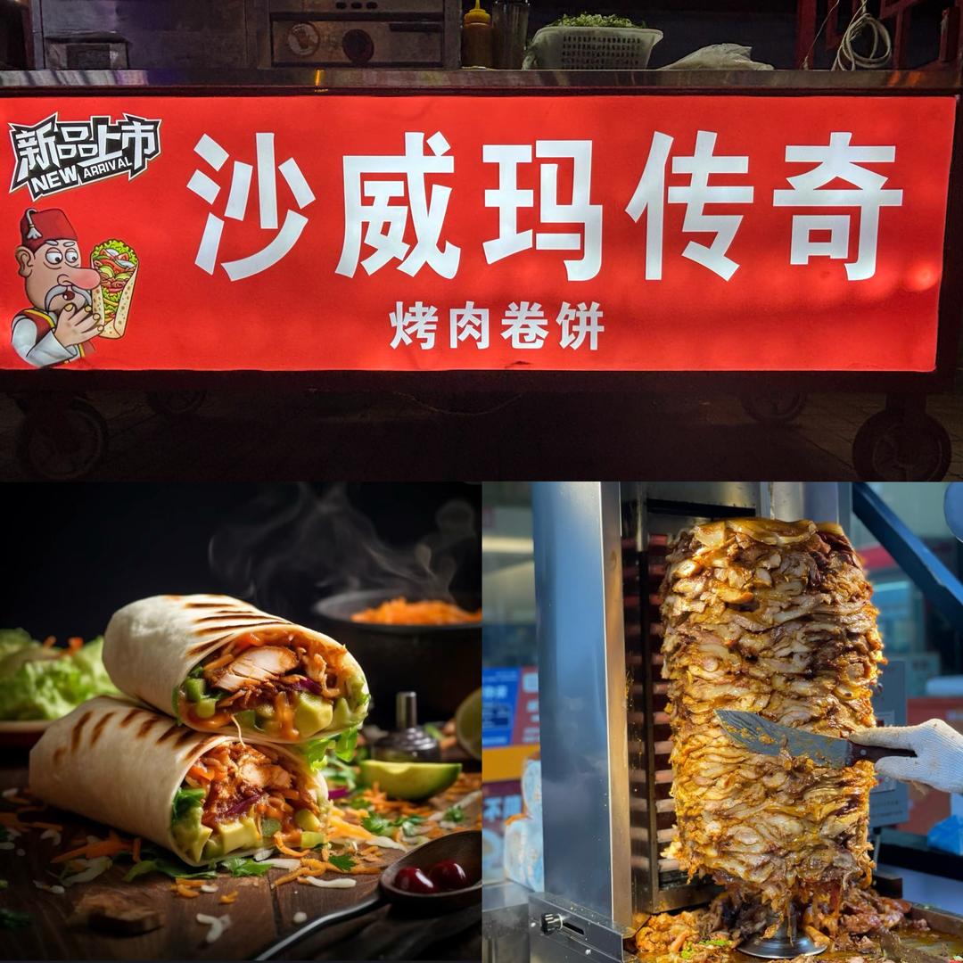金华金职烤肉卷