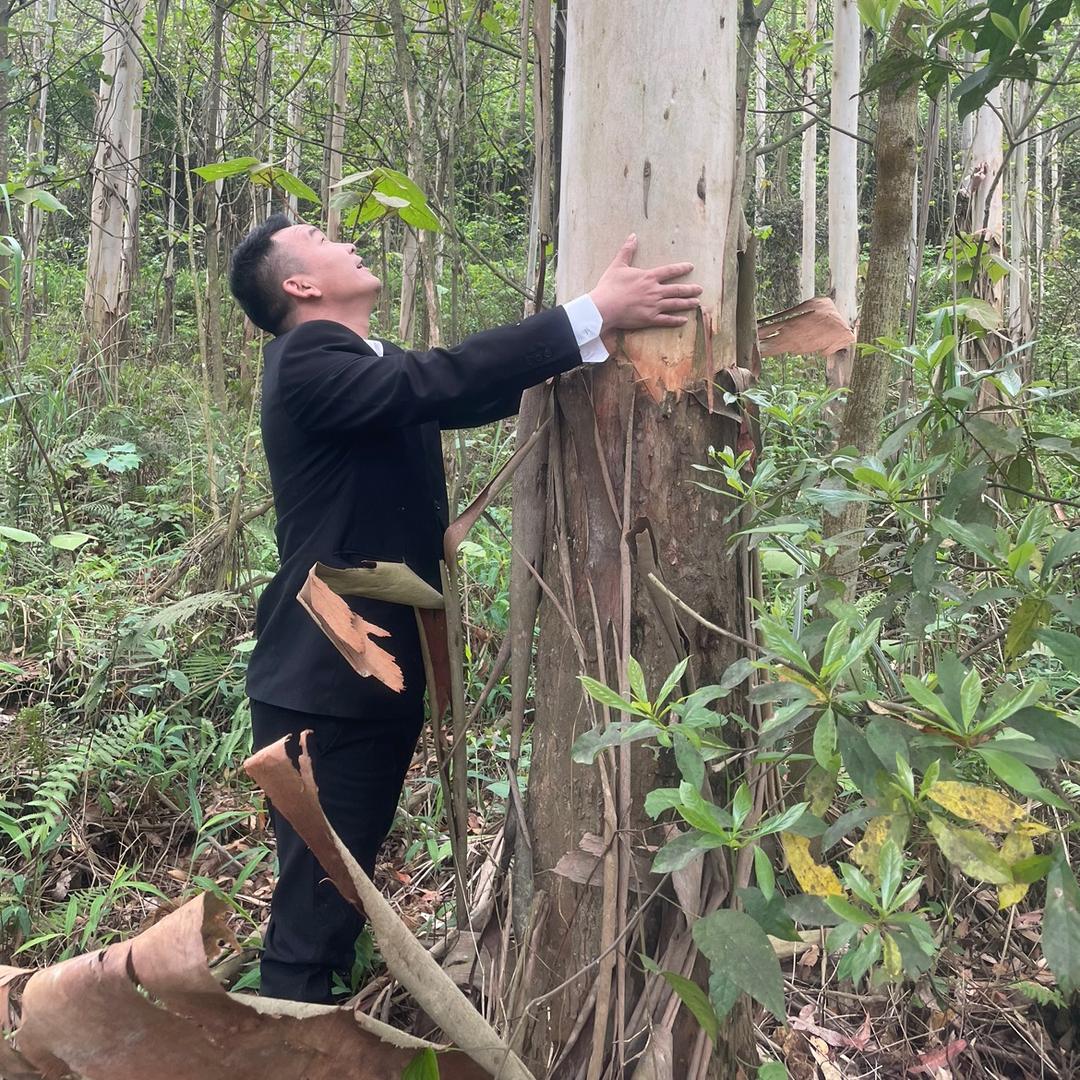 眯